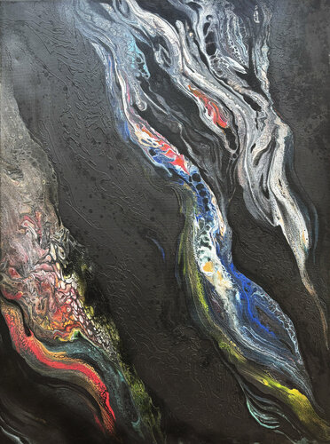 Obsidian Glow de Fanitsa Petrou, Pintura a la venta en Singulart