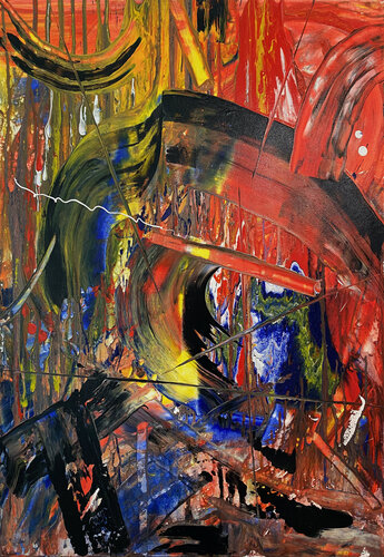 Fankurve von Hagen Wieland, Malerei kaufen auf Singulart