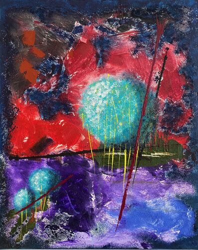 Flug im Ballon par Hagen Wieland, Peinture en vente sur Singulart