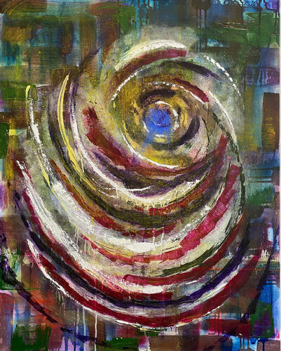 Im Auge des Batrachters by Hagen Wieland, Painting for Sale on Singulart