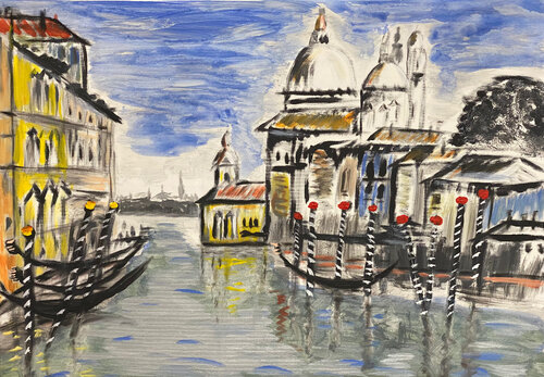 Venedig 2 van Hagen Wieland, Schilderij te koop op Singulart