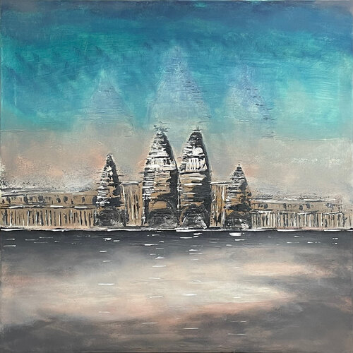Angkor Wat di Hagen Wieland, Pittura in vendita su Singulart