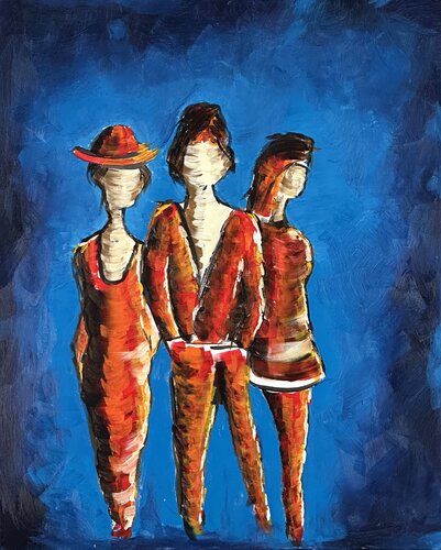 Trio by Hagen Wieland, Painting for Sale on Singulart