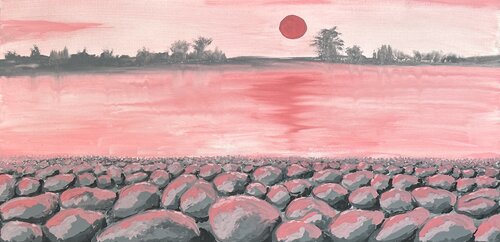 Rio Rosso par Hagen Wieland, Peinture en vente sur Singulart