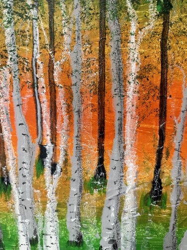 Birkenhain by Hagen Wieland, 油畫 for Sale on Singulart