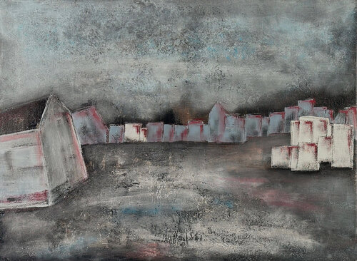 Das Dorf di Hagen Wieland, Pittura in vendita su Singulart