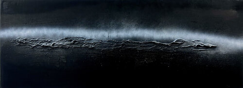 Schneefall am Starnberger See von Hagen Wieland, Malerei kaufen auf Singulart