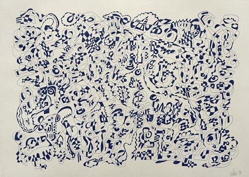 Indra I de Oliver Euler, Dibujo a la venta en Singulart