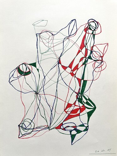 Organismus II-04 de Oliver Euler, Dibujo a la venta en Singulart