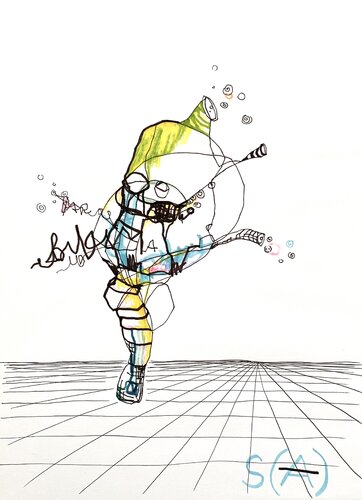 Organismus VII-03 by Oliver Euler, 소묘 for Sale on Singulart