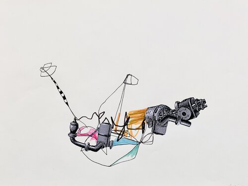 Organismus VIII-01 van Oliver Euler, Werk op papier te koop op Singulart