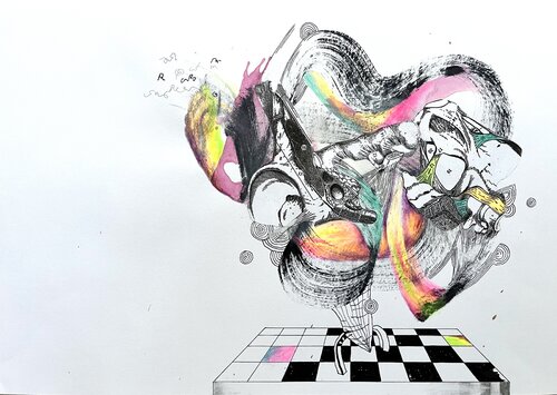 Organismus X-02 by Oliver Euler, Work on Paper for Sale on Singulart