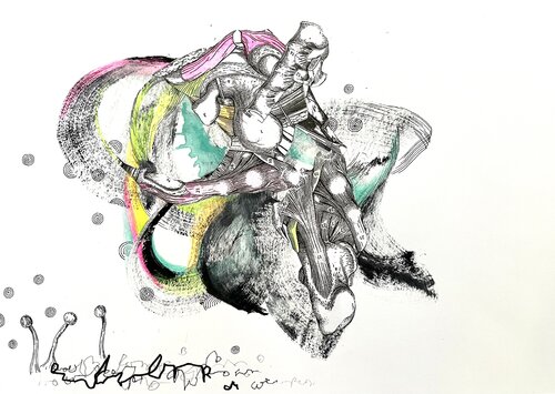 Organismus X-01 de Oliver Euler, Obra en papel a la venta en Singulart