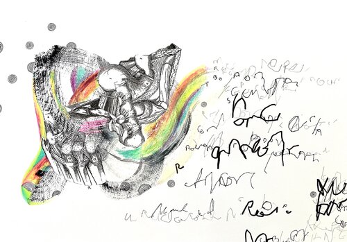 Organismus X-03 van Oliver Euler, Werk op papier te koop op Singulart