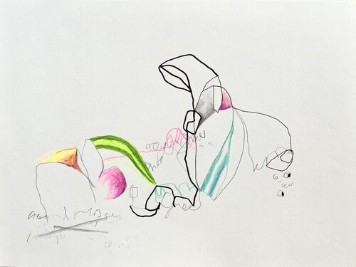 Organismus XI-3 by Oliver Euler, Drawing for Sale on Singulart