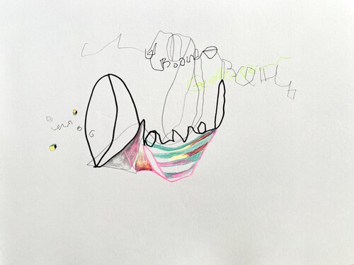 Organismus XI-4 by Oliver Euler, Drawing for Sale on Singulart