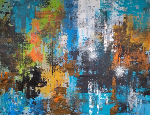 Blue mind #48 van Laura Capellini, Schilderij te koop op Singulart