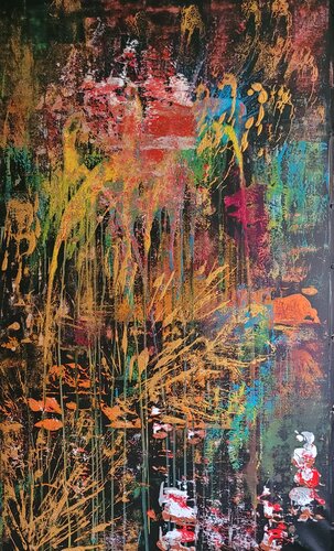 Secret  garden van Laura Capellini, Schilderij te koop op Singulart
