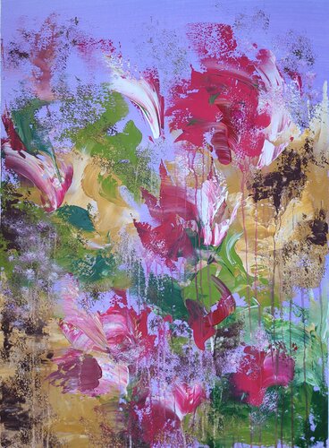 Les fleurs  n.11 van Laura Capellini, Schilderij te koop op Singulart