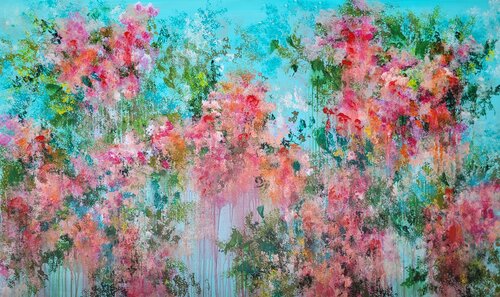 Il giardino di Flora #15 de Laura Capellini, Pintura a la venta en Singulart