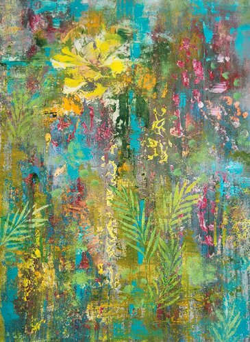 La fleur de tiaré sur l'île de Gozo n.1 van Laura Capellini, Schilderij te koop op Singulart