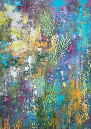 La fleur de tiaré sur l'île de Gozo n.2 von Laura Capellini, Malerei kaufen auf Singulart