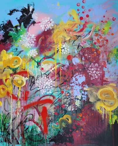 Il Giardino di Hanako #17 van Laura Capellini, Schilderij te koop op Singulart