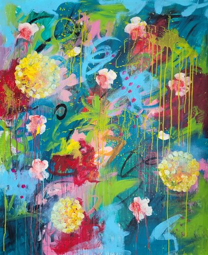 Il giardino di Hanako n.19 van Laura Capellini, Schilderij te koop op Singulart
