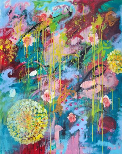 Il giardino di Hanako n.20 van Laura Capellini, Schilderij te koop op Singulart