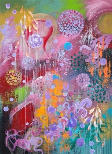 Il giardino di Hanako #24 van Laura Capellini, Schilderij te koop op Singulart