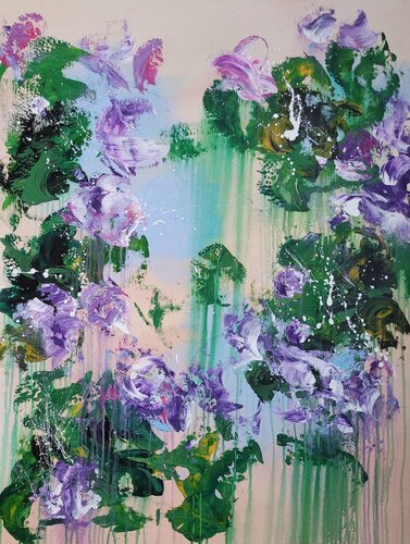 Les fleurs n.47 van Laura Capellini, Schilderij te koop op Singulart