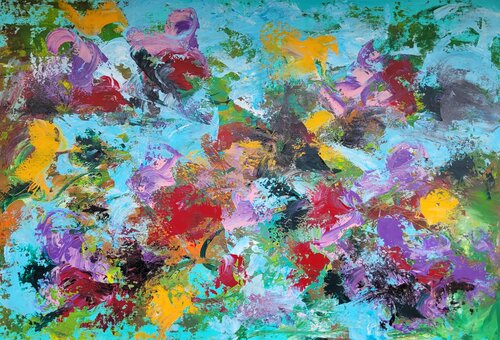 SKY NATURE FUSION van Laura Capellini, Schilderij te koop op Singulart