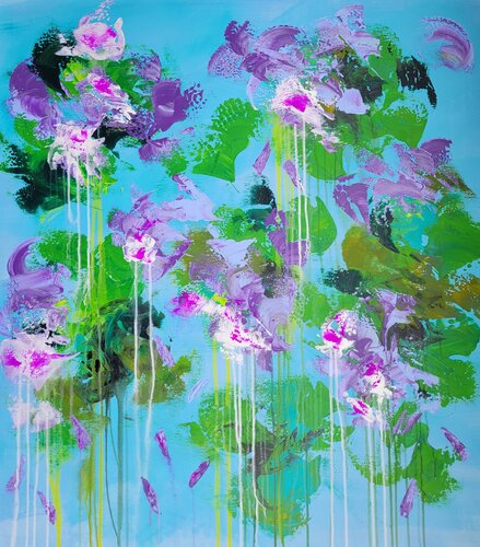 Les fleurs n.54 van Laura Capellini, Schilderij te koop op Singulart