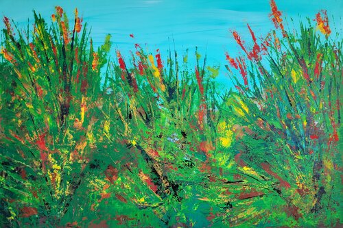 VERDANT EMBRACE #364 von Laura Capellini, Malerei kaufen auf Singulart
