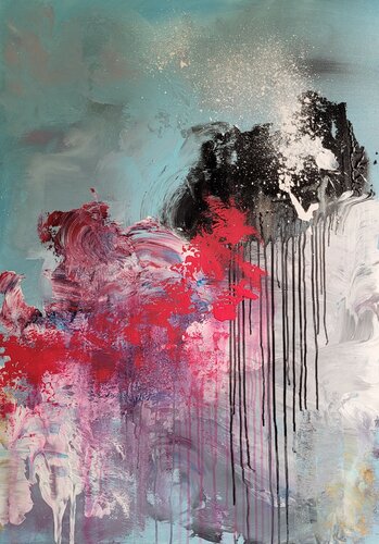 HEART STORM van Laura Capellini, Schilderij te koop op Singulart