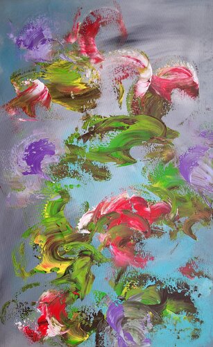 LES FLEURS #60 van Laura Capellini, Schilderij te koop op Singulart