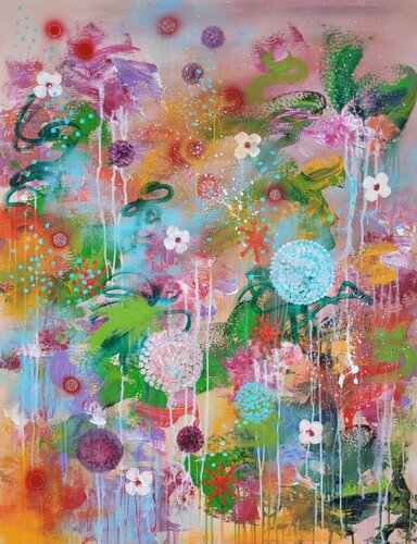 Il giardino di Hanako #40 by Laura Capellini, Painting for Sale on Singulart