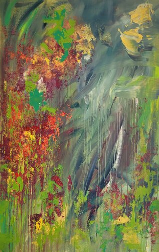 WILD GREEN  #3 von Laura Capellini, Malerei kaufen auf Singulart