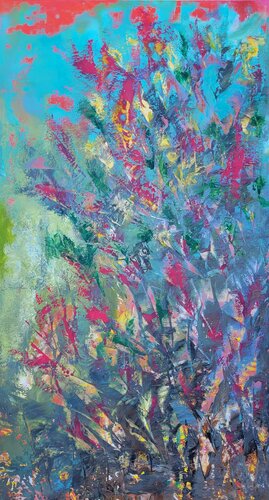 SILENCE DU FEUILLAGE van Laura Capellini, Schilderij te koop op Singulart