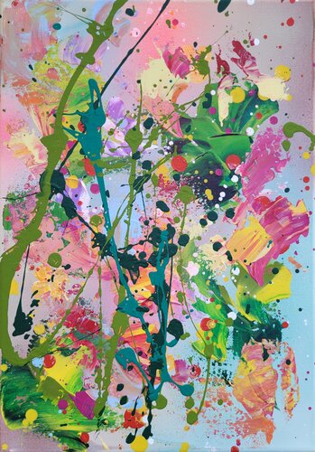 POCKET GARDENS #1 by Laura Capellini, Painting for Sale on Singulart