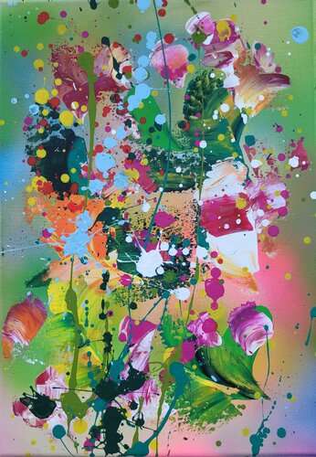 POCKET GARDENS#2 van Laura Capellini, Schilderij te koop op Singulart