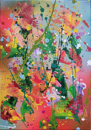 POCKET GARDENS #6 di Laura Capellini, Pittura in vendita su Singulart