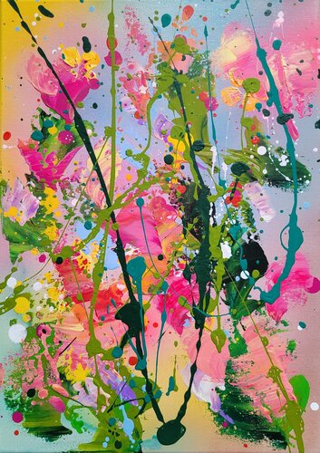 POCKET GARDENS #7 di Laura Capellini, Pittura in vendita su Singulart