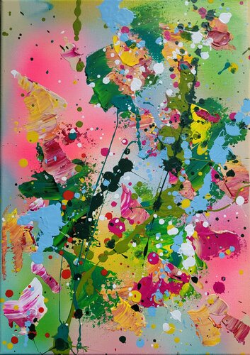 POCKET GARDENS #10 by Laura Capellini, Painting for Sale on Singulart