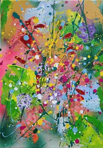 POCKET GARDENS #13 van Laura Capellini, Schilderij te koop op Singulart