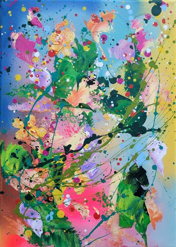 POCKET GARDENS #21 von Laura Capellini, Malerei kaufen auf Singulart