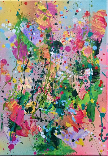 POCKET GARDENS #23 di Laura Capellini, Pittura in vendita su Singulart