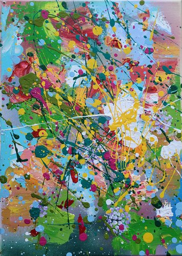 POCKET GARDENS #24 by Laura Capellini, 회화 for Sale on Singulart