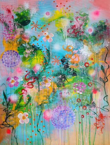 Il giardino di Hanako #42 von Laura Capellini, Malerei kaufen auf Singulart