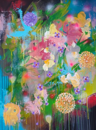 Il giardino di Hanako #44 von Laura Capellini, Malerei kaufen auf Singulart